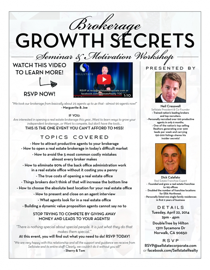 Norwalk Brokerage Growth Secrets Event