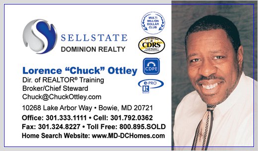 Chuck Ottley Business Card