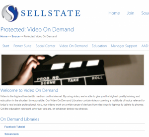 Video on Demand page screenshot